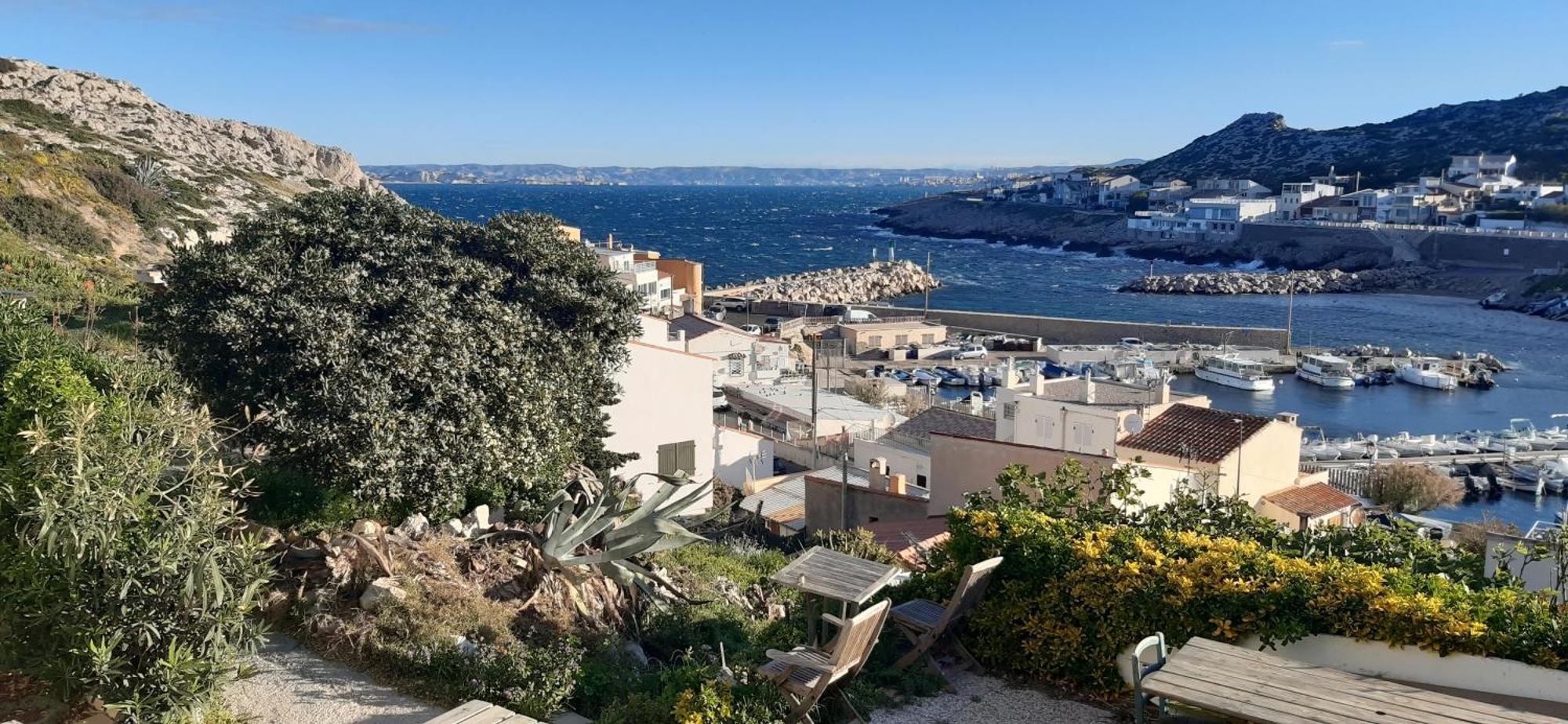 מרסיי Cabanon Vue Mer Et Calanques Les Goudes מראה חיצוני תמונה